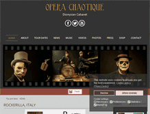 Tablet Screenshot of operachaotique.com